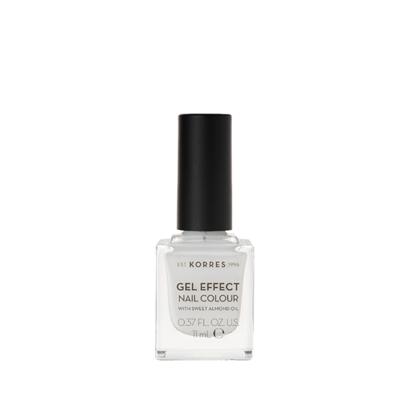 Korres Gel Effect Nail Colour - 01 Blanc White