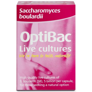 Optibac Saccharomyces Boulardii X16 Capsules