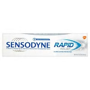 Sensodyne Toothpaste Rapid Relief White 75ml